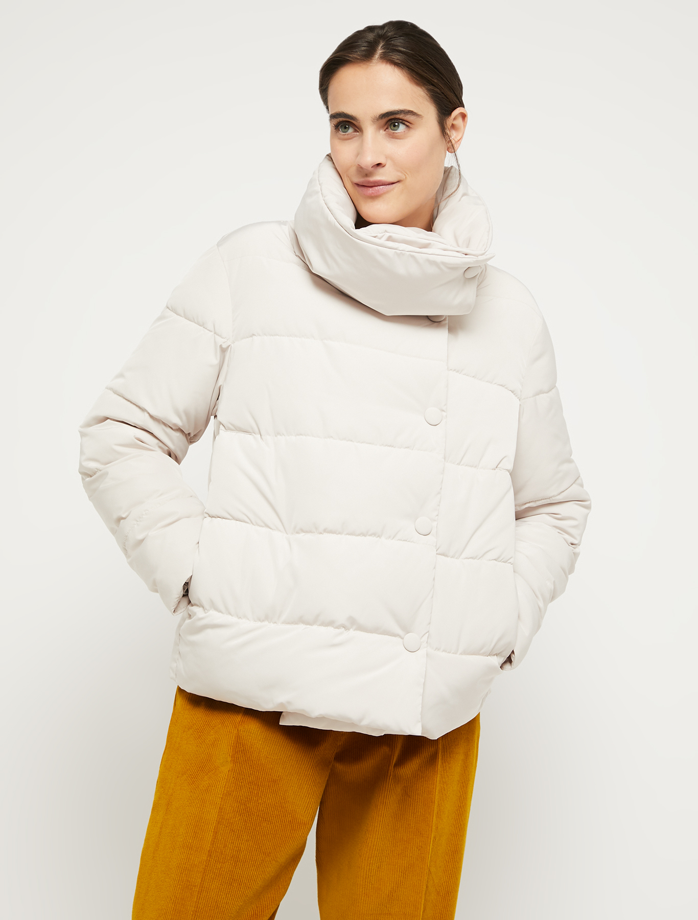 Ring collar jacket, ivory | Pennyblack Ring collar jacket - ivory - pennyblack