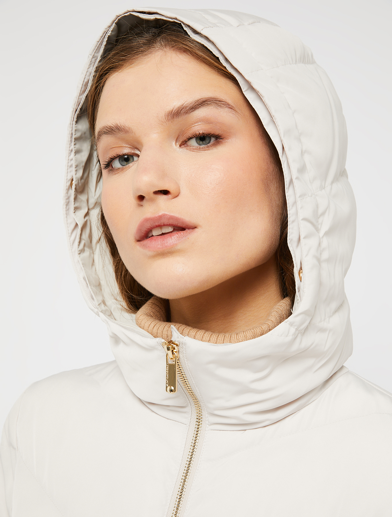 Coat with chevron stitching, ivory | Pennyblack Coat with chevron stitching - ivory - pennyblack