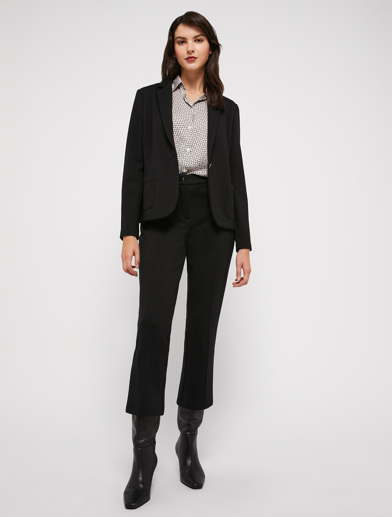 Slim double jersey blazer, black | Pennyblack Slim double jersey blazer - black - pennyblack