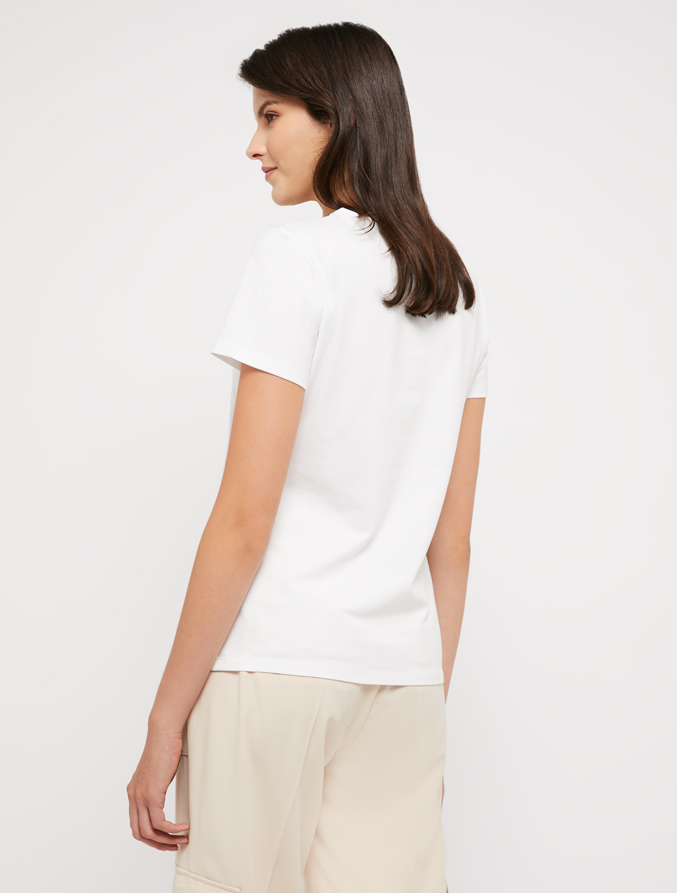 Slim-fit T-shirt with print, white | Pennyblack Slim-fit T-shirt with print - white - pennyblack