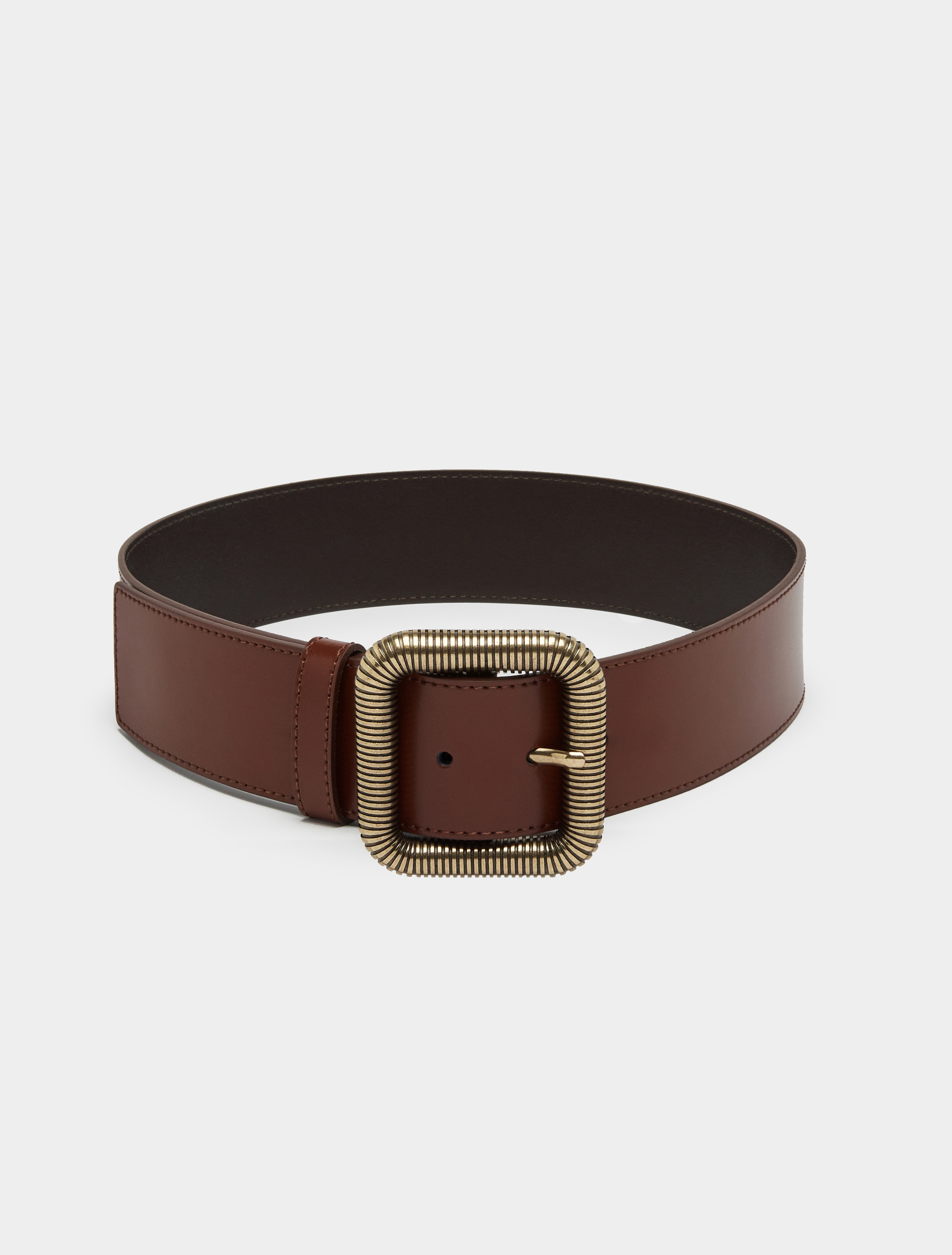 Belt with 3D buckle, tan | Pennyblack Belt with 3D buckle - tan - pennyblack