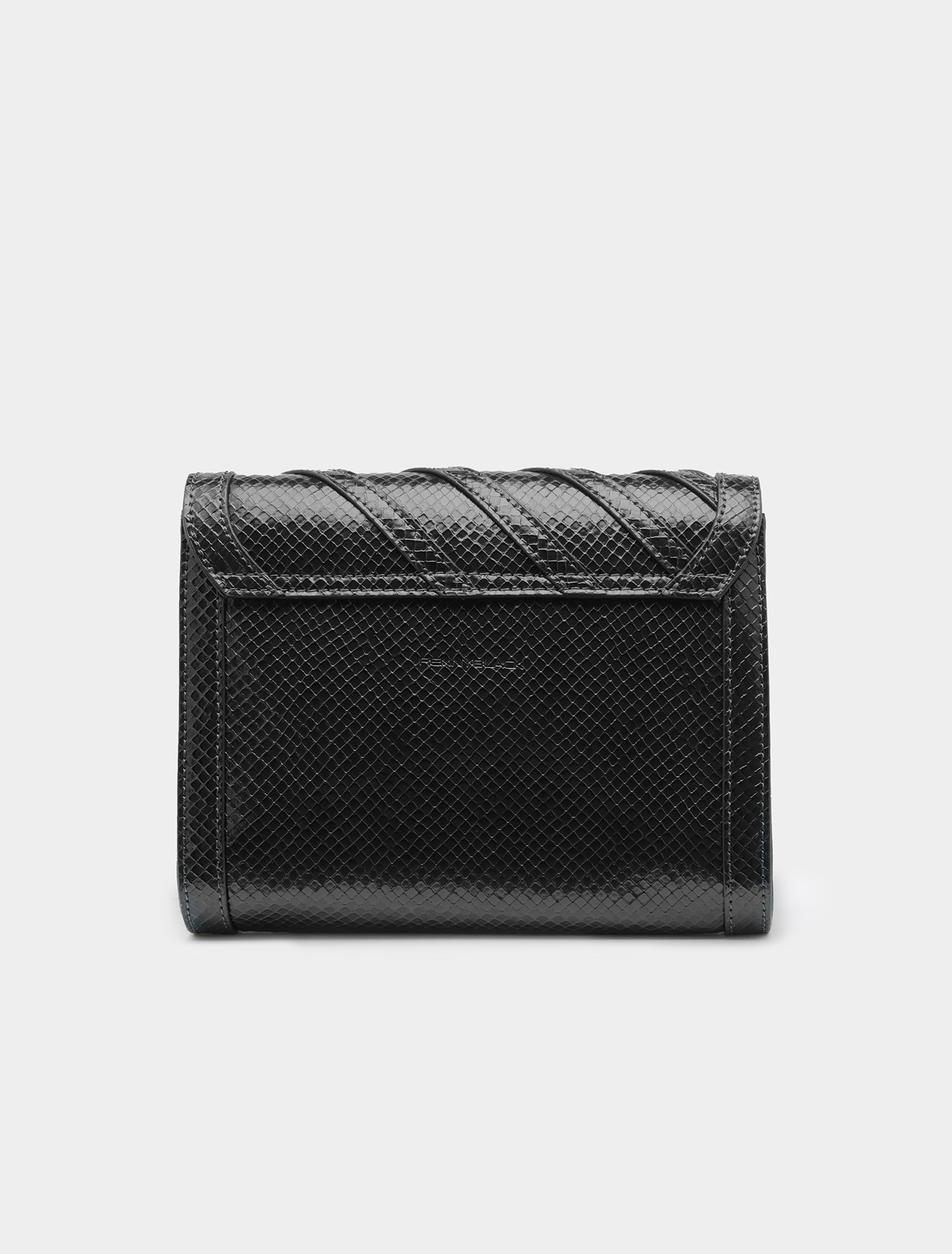 Lizard-print clutch, black | Pennyblack Lizard-print clutch - black - pennyblack
