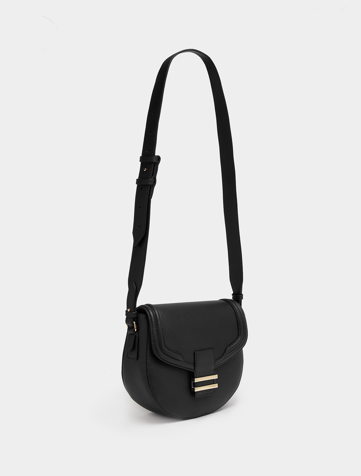 Saddle bag with stitching, black - Pennyblack Saddle bag with stitching - black - pennyblack