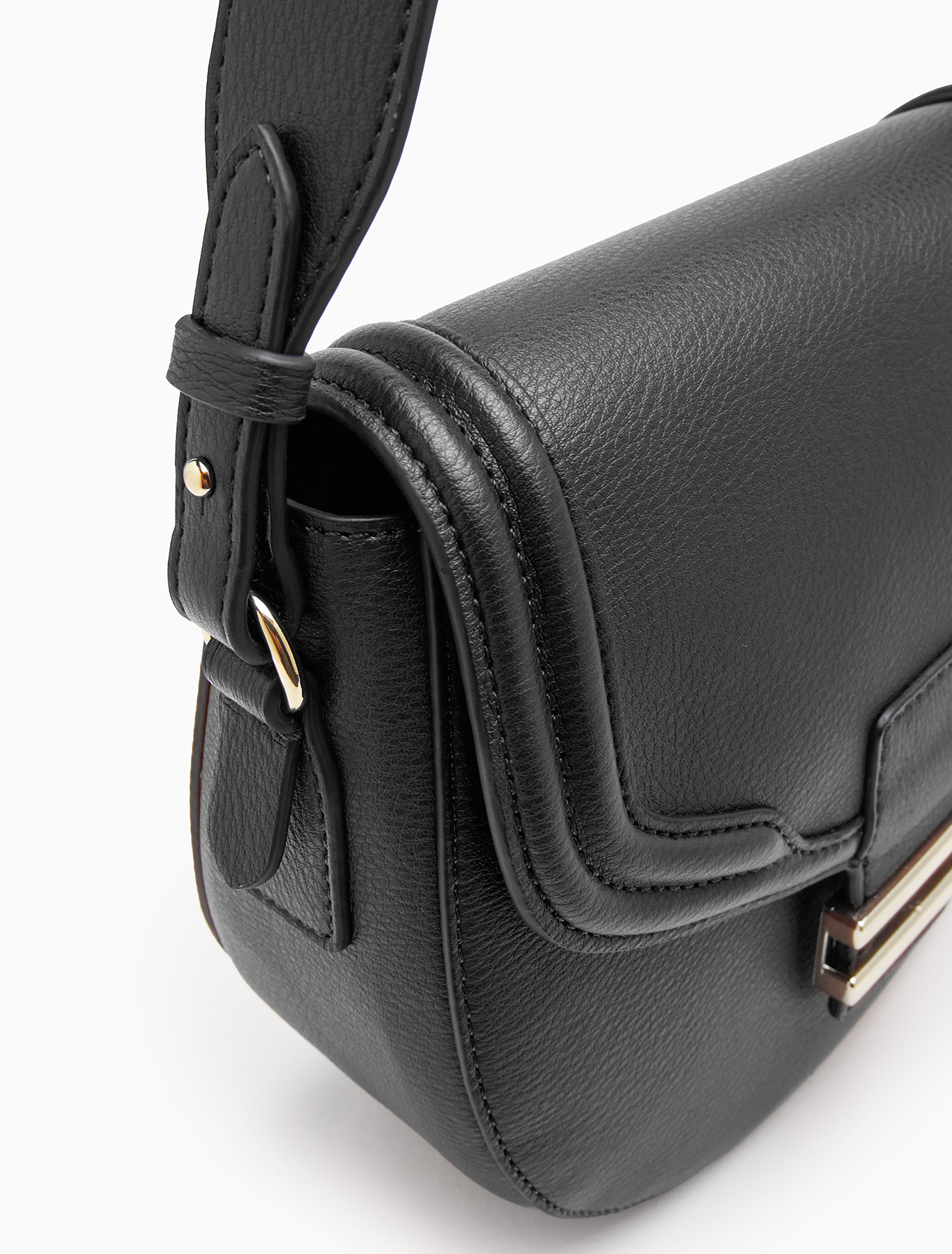 Saddle bag with stitching, black - Pennyblack Saddle bag with stitching - black - pennyblack