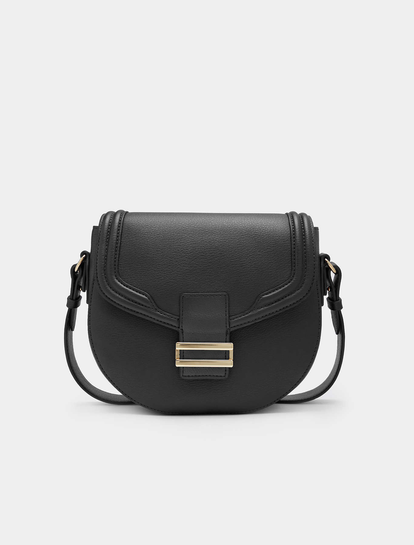 Saddle bag with stitching, black - Pennyblack Saddle bag with stitching - black - pennyblack