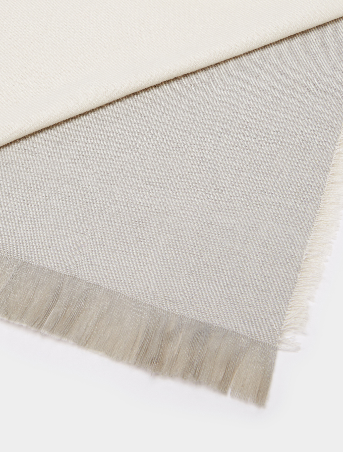Colour-block stole, white | Pennyblack Colour-block stole - white - pennyblack