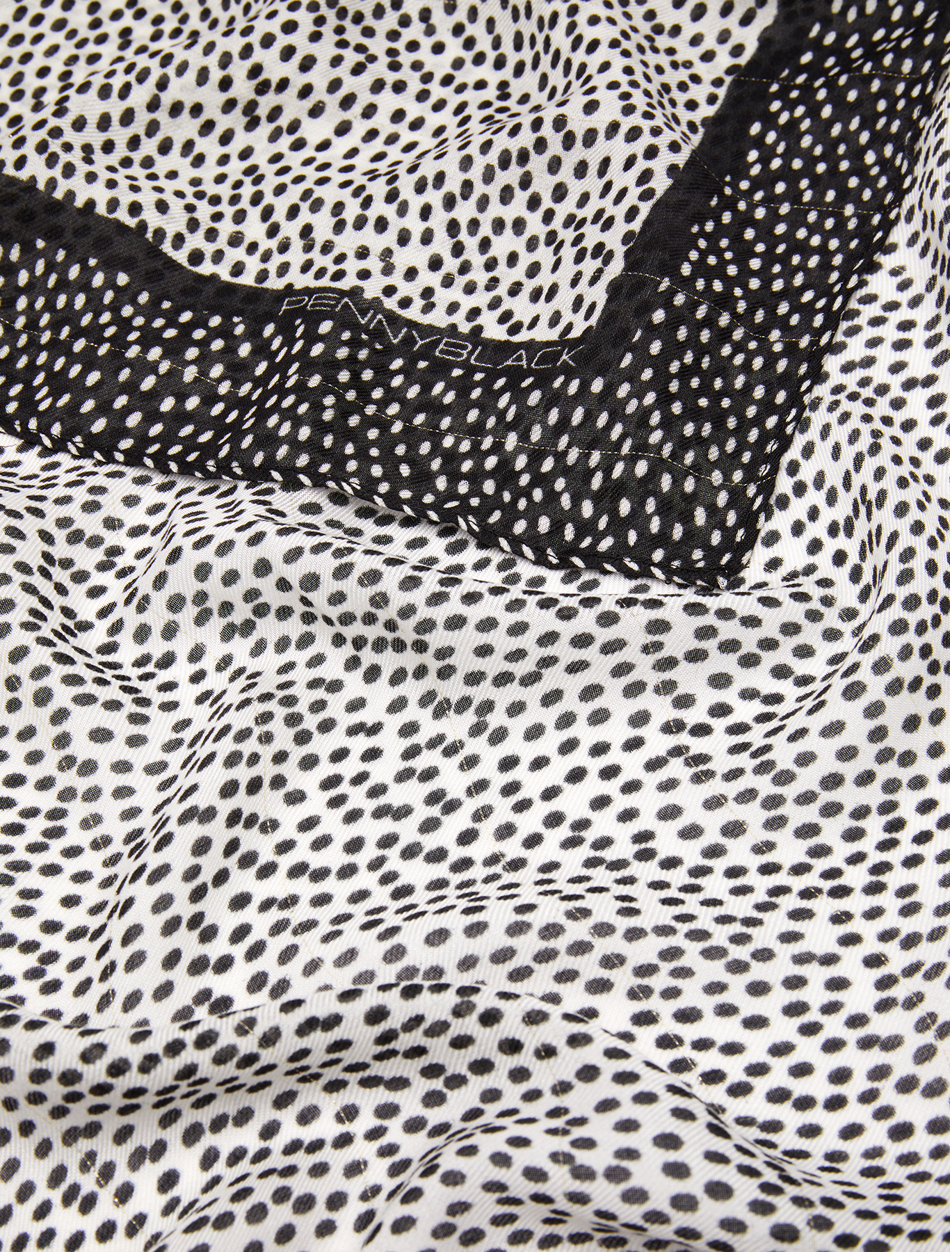 Modal stole with lamé, black | Pennyblack Modal stole with lamé - black - pennyblack