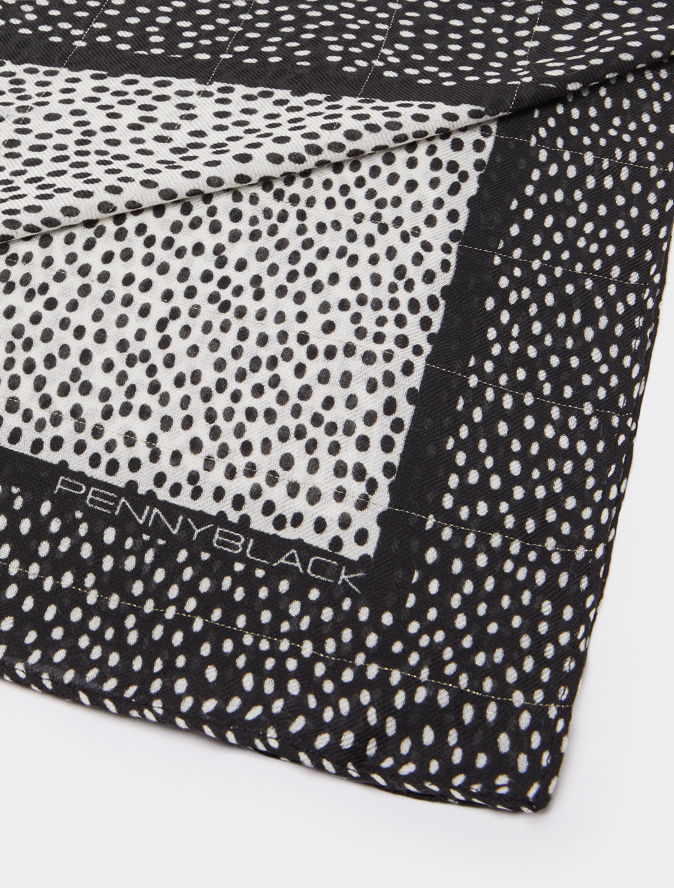 Modal stole with lamé, black | Pennyblack Modal stole with lamé - black - pennyblack