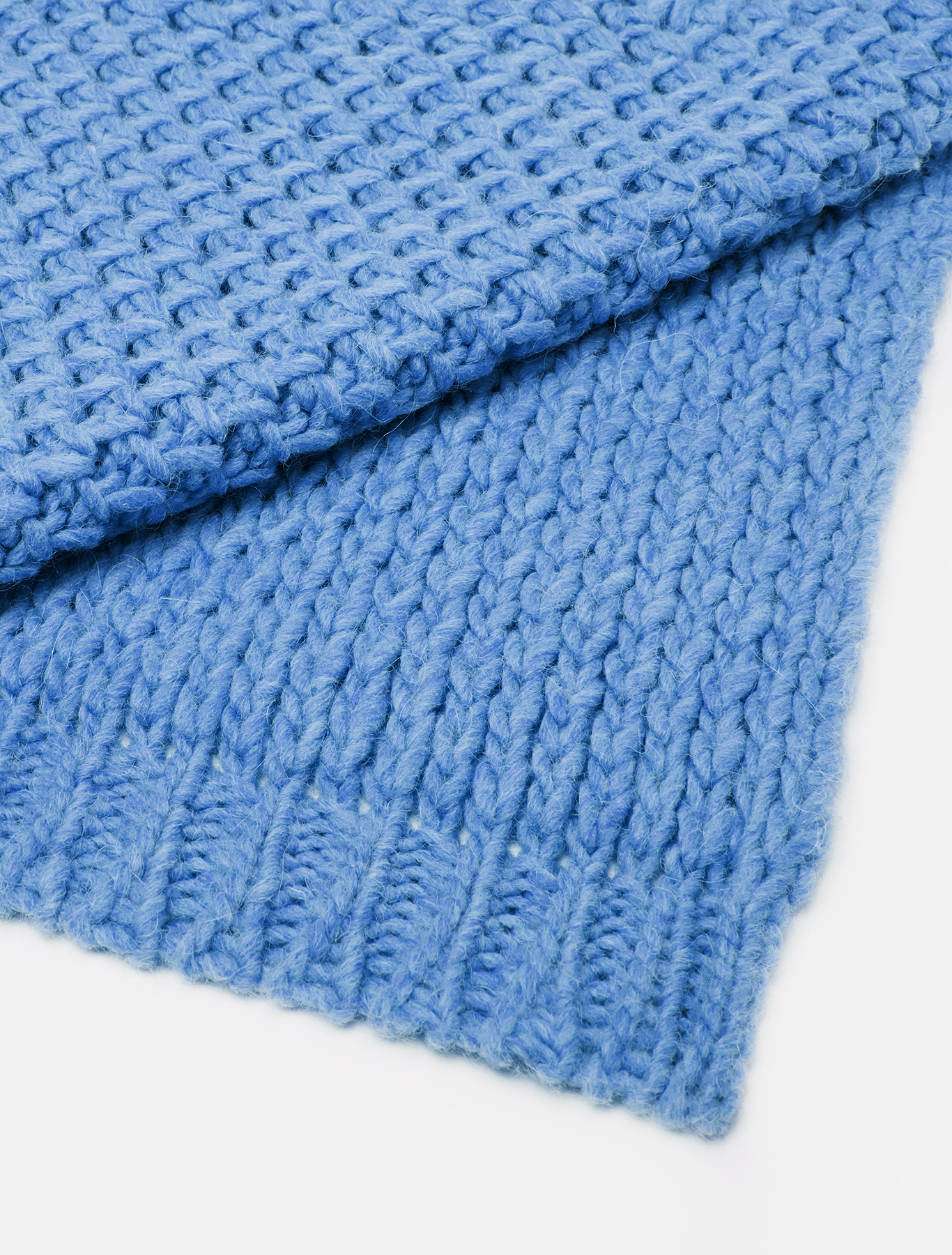 Honeycomb-knit scarf, light blue | Pennyblack Honeycomb-knit scarf - light blue - pennyblack