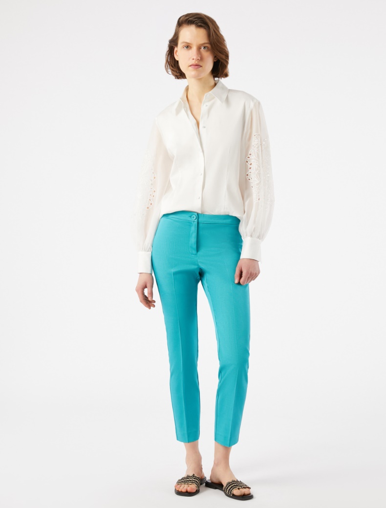 Pantaloni Neri A Scuola Per Donna Lavoro Ufficio - Foto 4