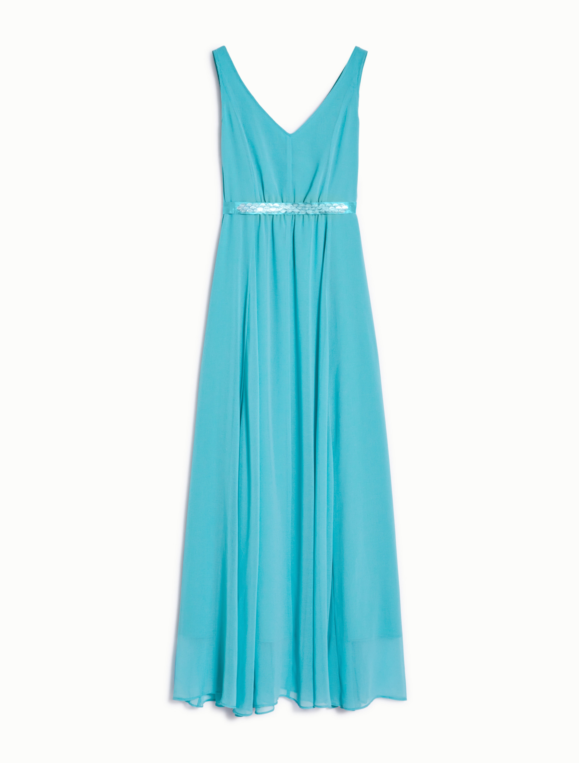 Georgette maxi dress, aquamarine | Pennyblack