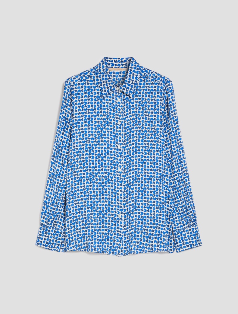 Patterned twill shirt - IVORY - pennyblack