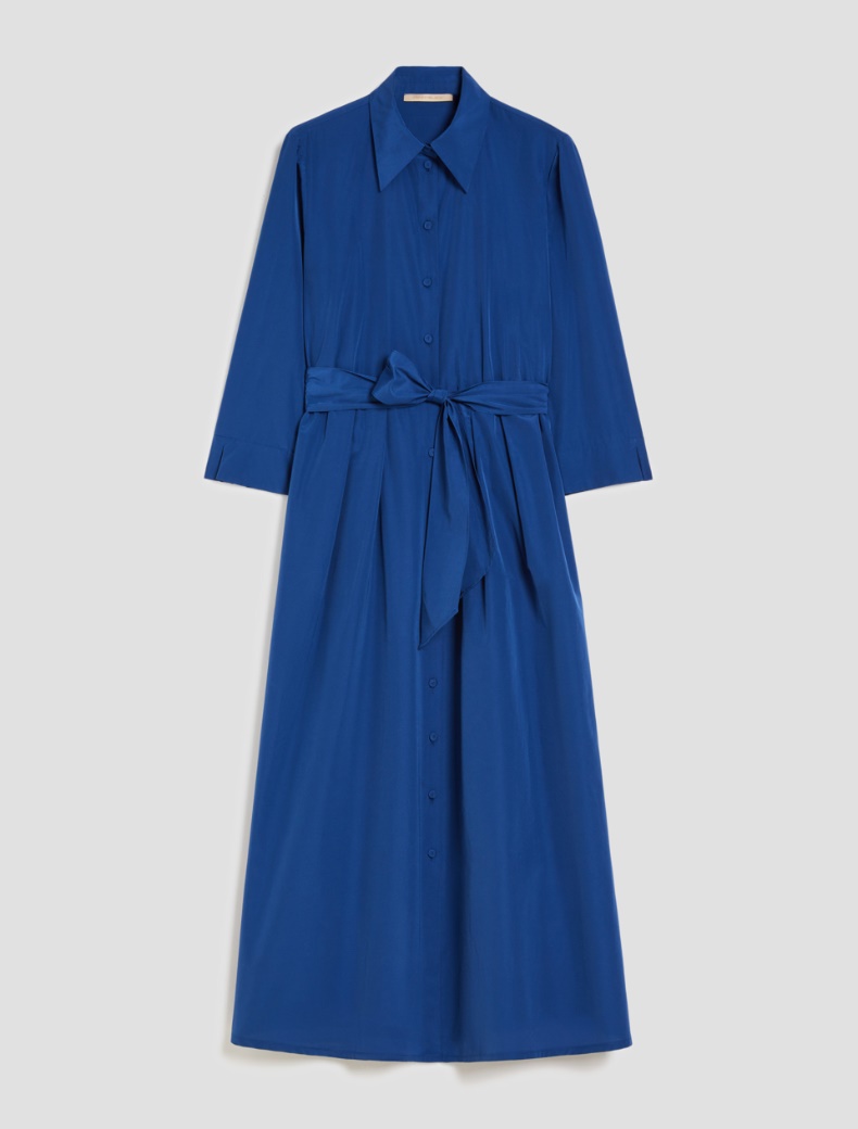 Taffeta shirt dress - CORNFLOWER BLUE - pennyblack