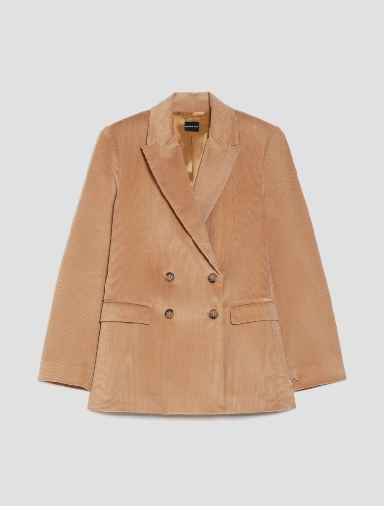 Corduroy blazer - CAMEL - pennyblack