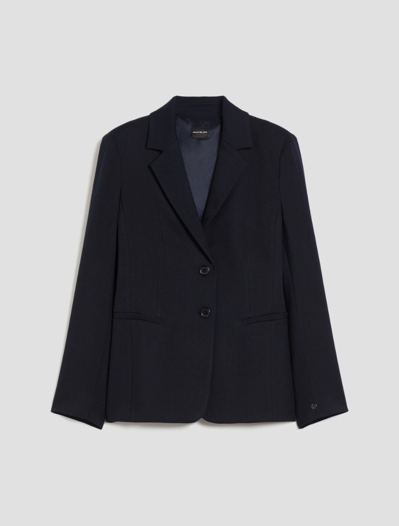 Slim single-breasted blazer - NAVY - pennyblack