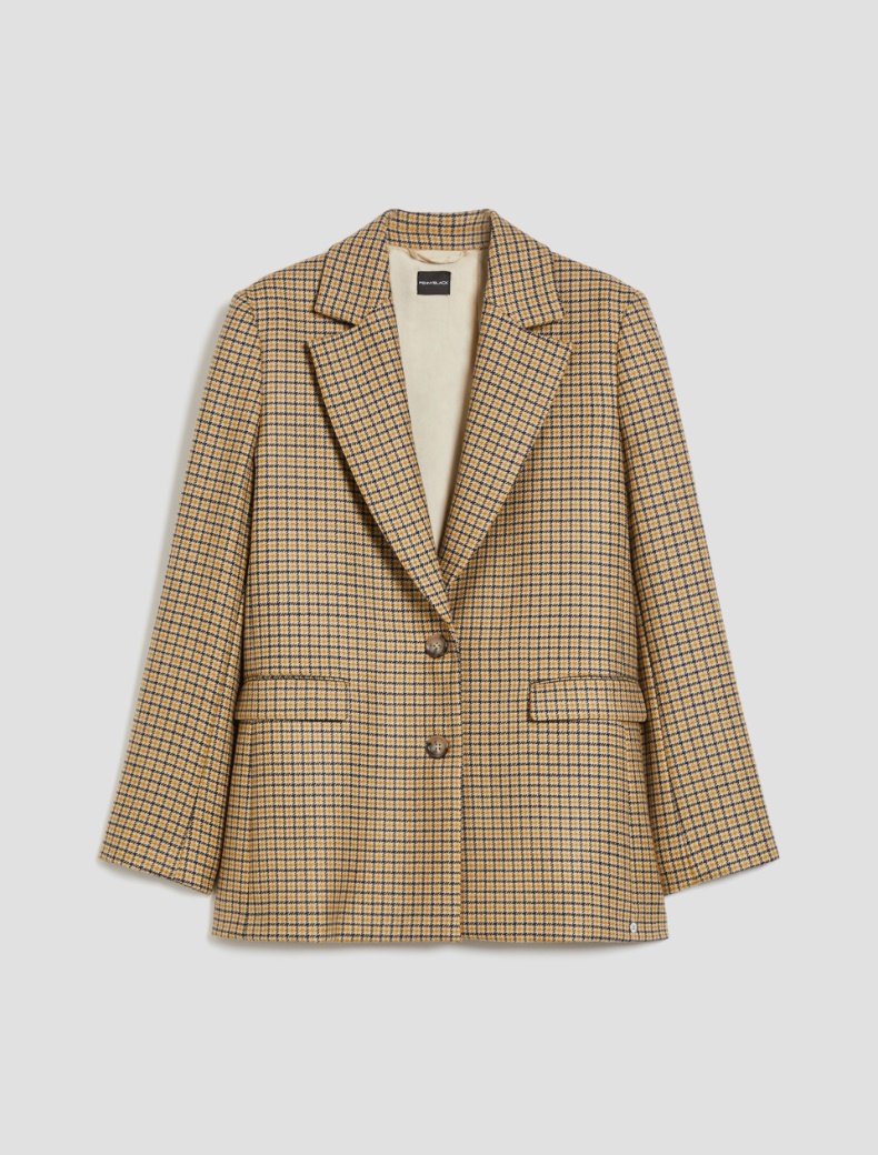 Pure wool blazer - CAMEL - pennyblack