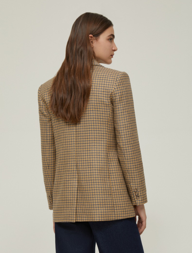 Pure wool blazer - CAMEL - pennyblack