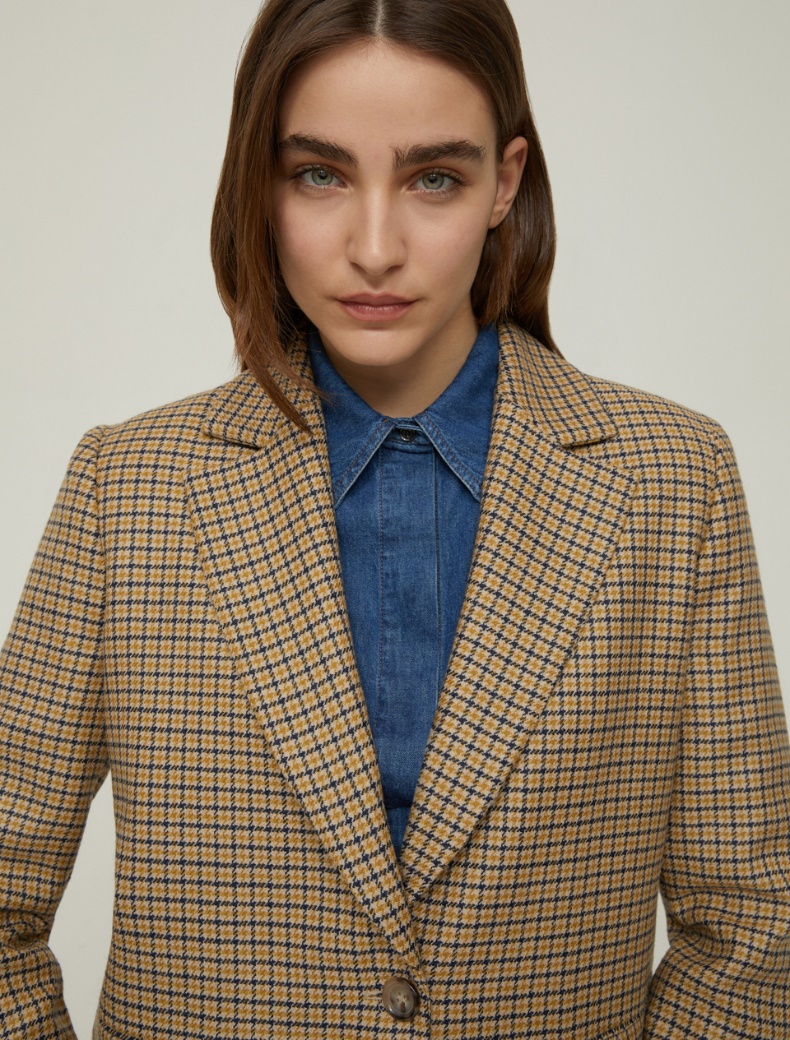 Pure wool blazer - CAMEL - pennyblack