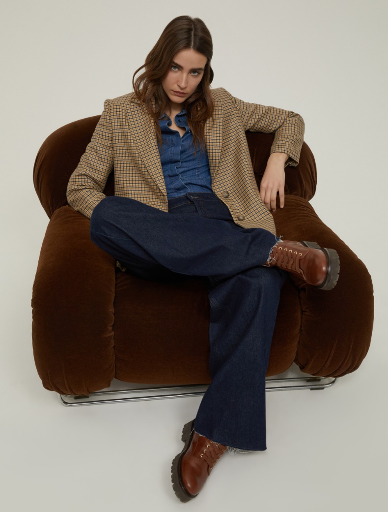Pure wool blazer - CAMEL - pennyblack