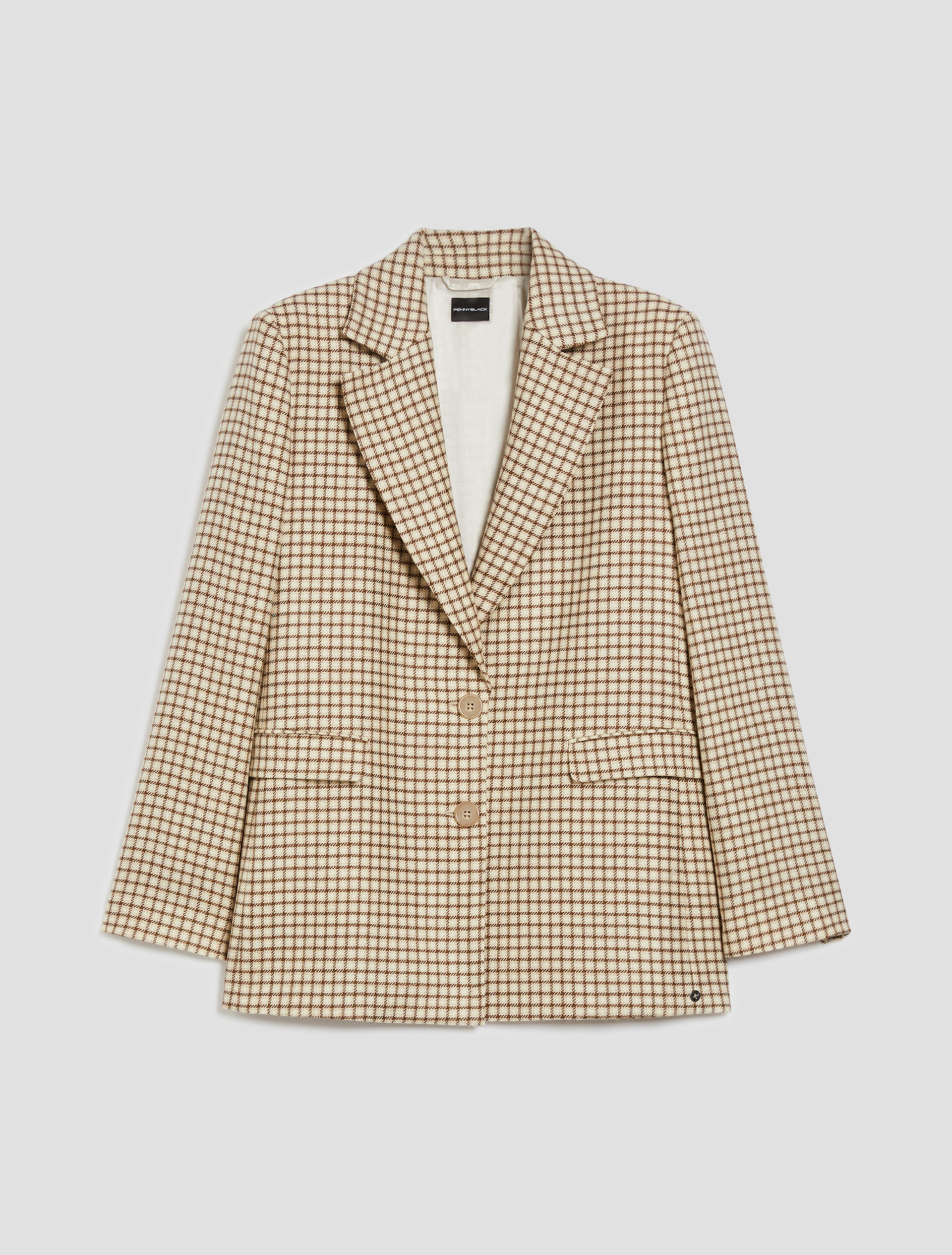 Pure wool blazer - BEIGE - pennyblack