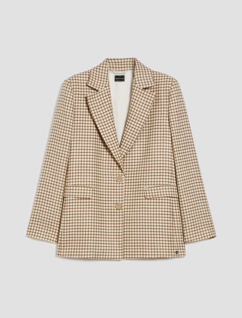Pure wool blazer - BEIGE - pennyblack