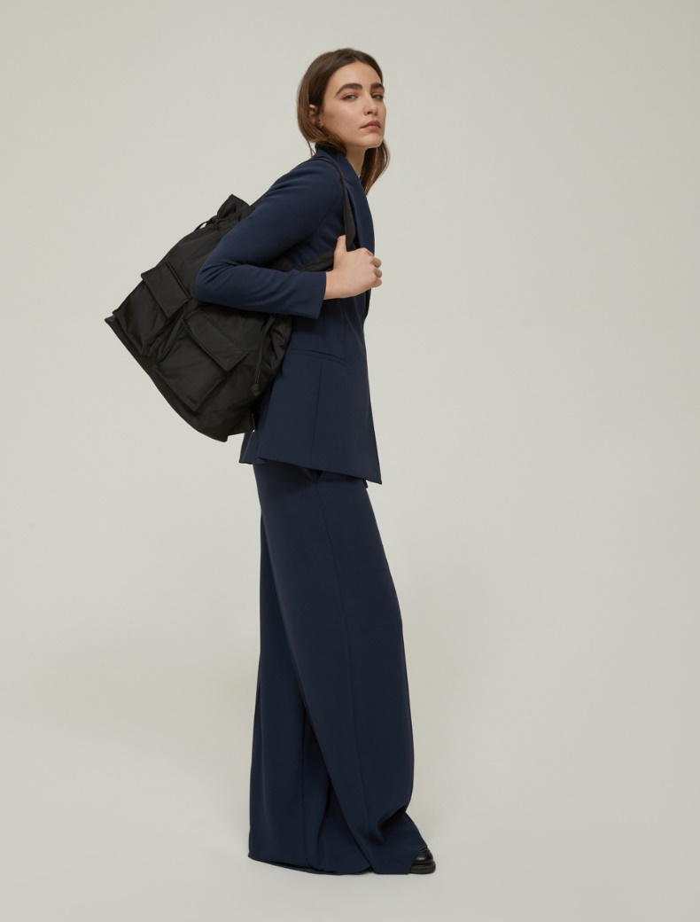 Cady wrap blazer - NAVY - pennyblack