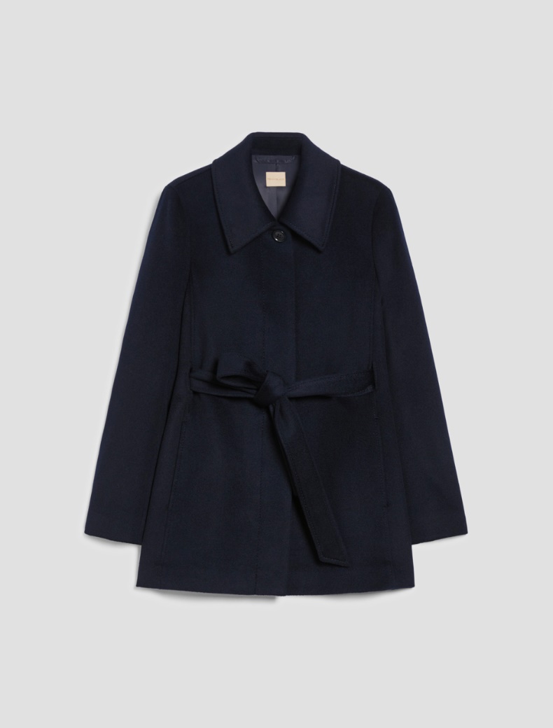 Pure wool broadcloth jacket - NAVY - pennyblack