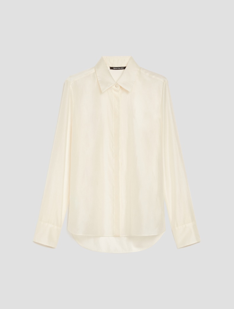 Organza shirt - WHITE - pennyblack