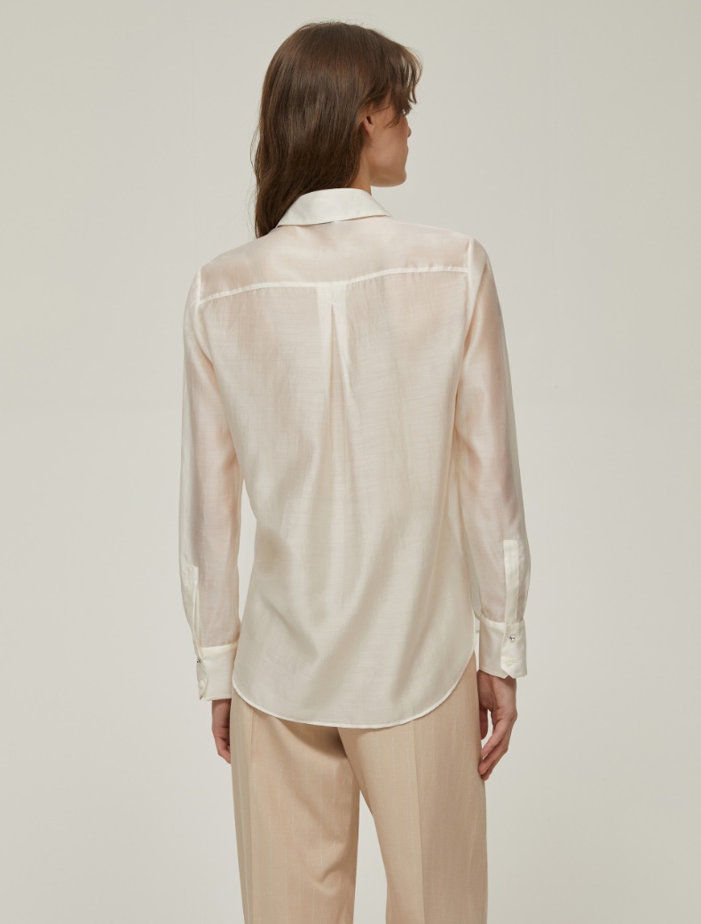 Organza shirt - WHITE - pennyblack