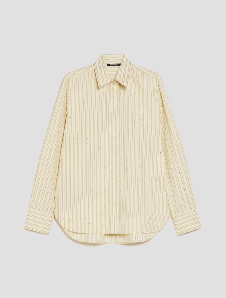 Shirt with micro-studs - CAMOMILE - pennyblack