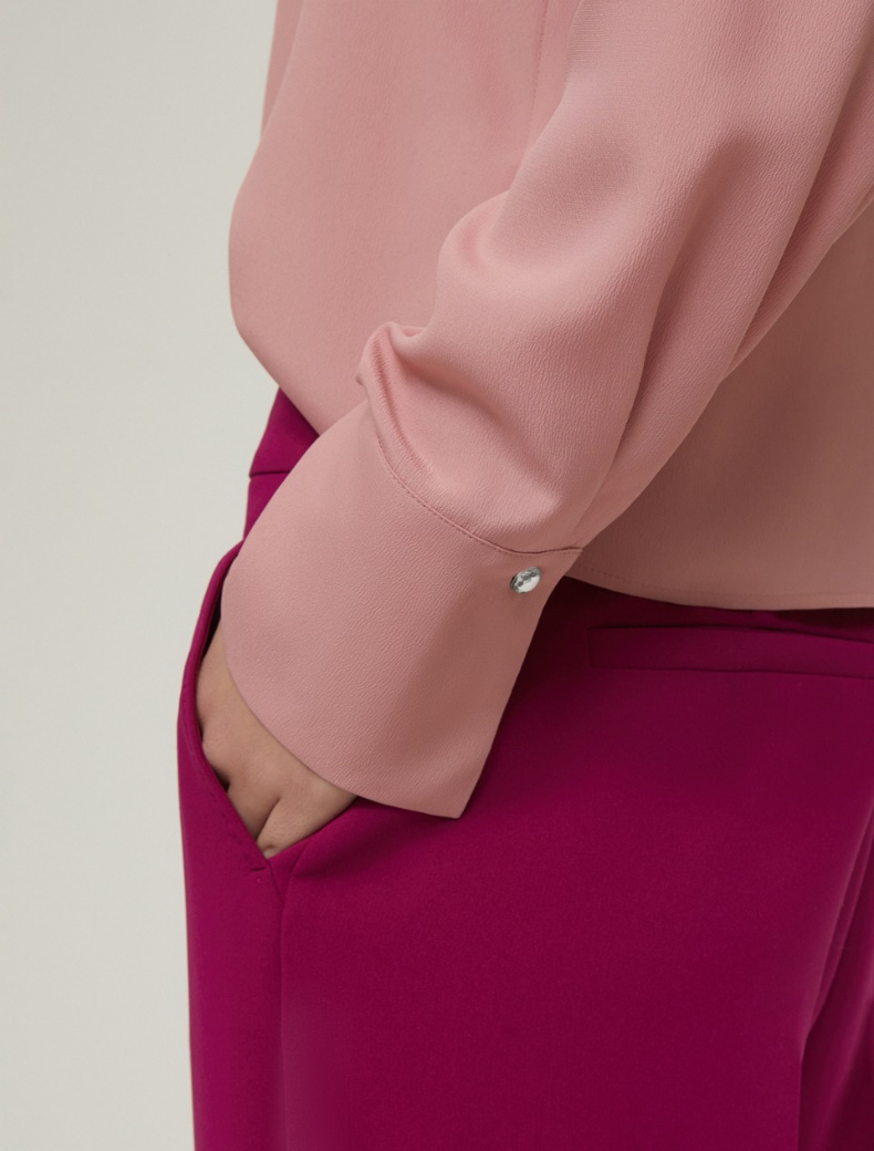 Crepe de chine blouse - QUARTZ - pennyblack