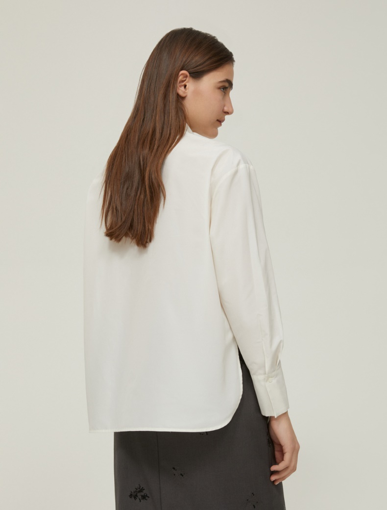 Taffeta shirt - IVORY - pennyblack