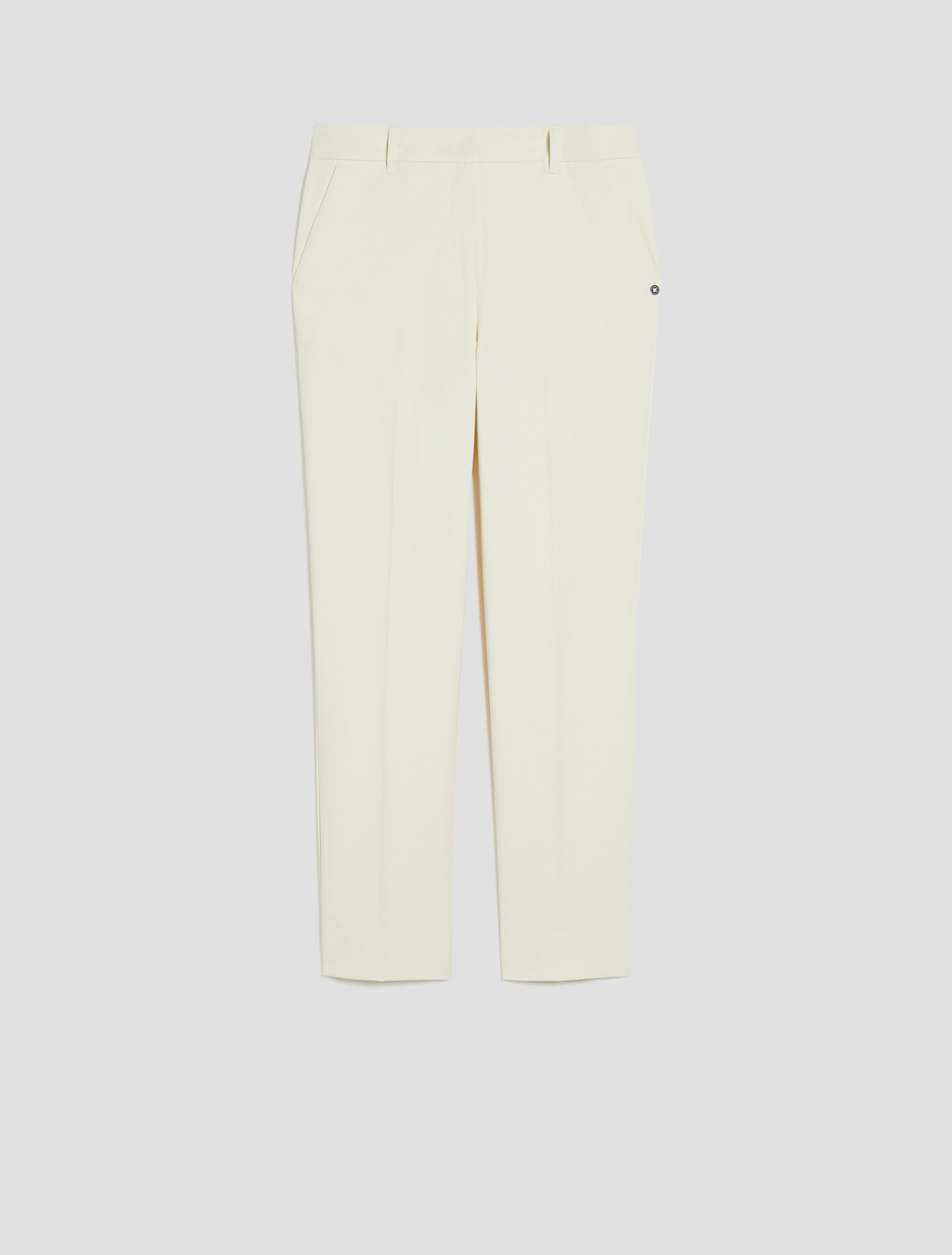 Slim-fit trousers - IVORY - pennyblack