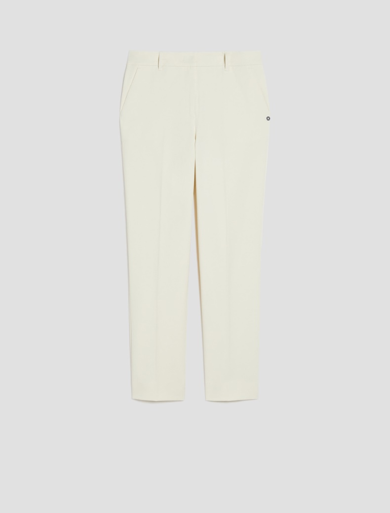 Pantaloni slim fit - AVORIO - pennyblack