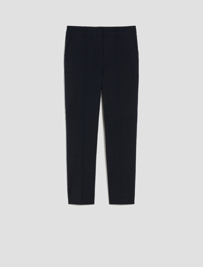 Slim-fit trousers - NAVY - pennyblack