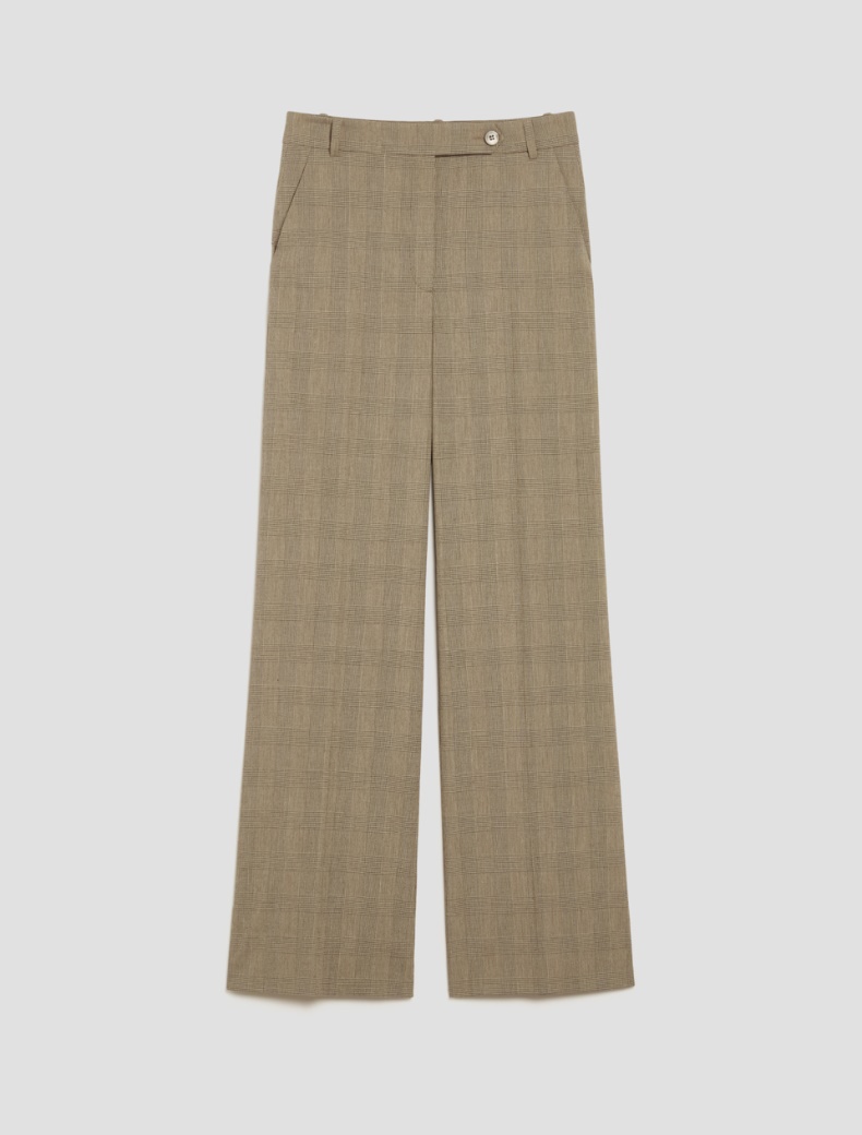 Prince of Wales trousers - NATURAL - pennyblack