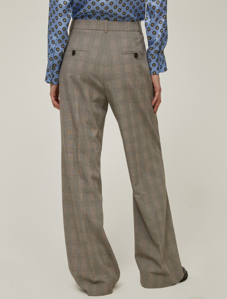 Prince of Wales trousers - NATURAL - pennyblack