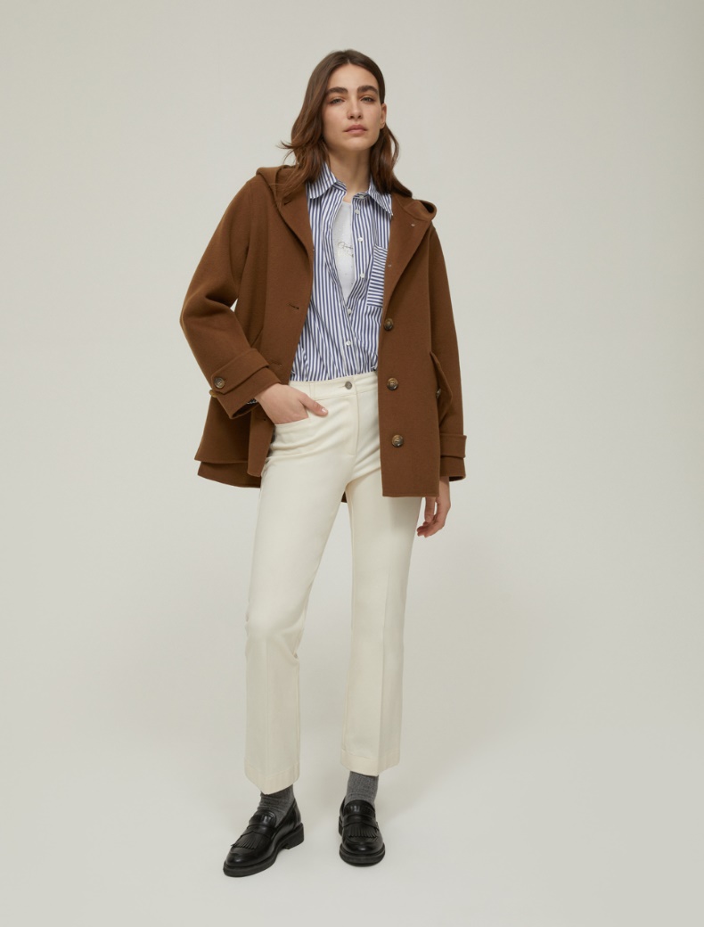 Mini-flared trousers - IVORY - pennyblack