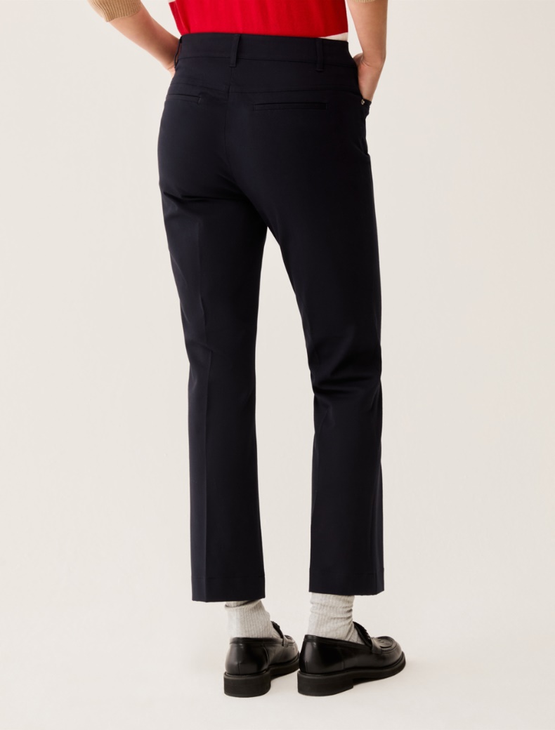 Mini-flared trousers - NAVY - pennyblack