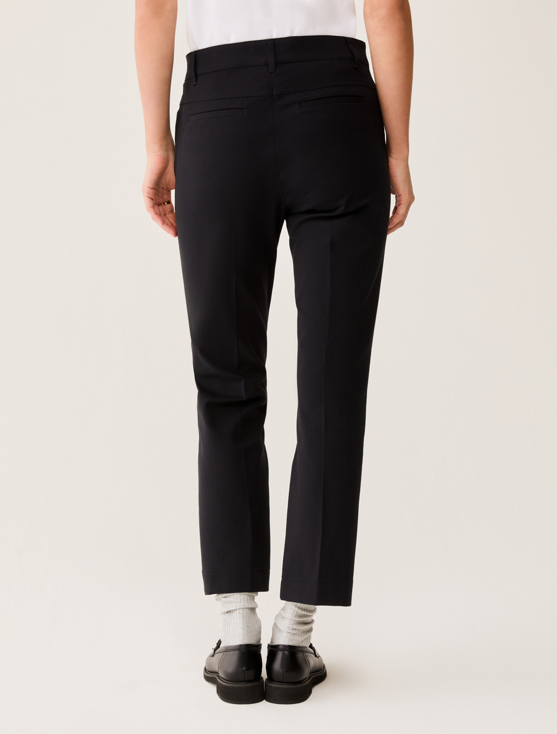 Pantaloni mini-flare fit - NERO - pennyblack
