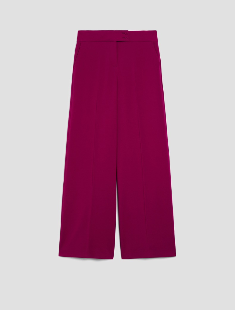 Pantaloni ampi in cady - LAMPONE - pennyblack
