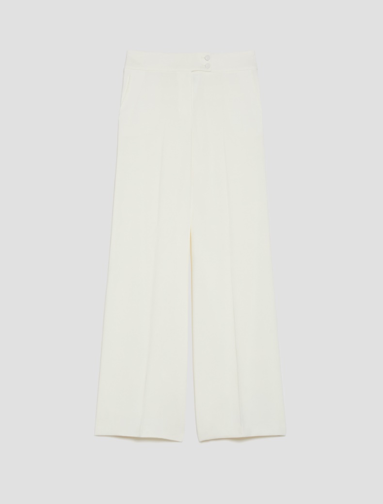 Wide cady trousers - WOOL WHITE - pennyblack