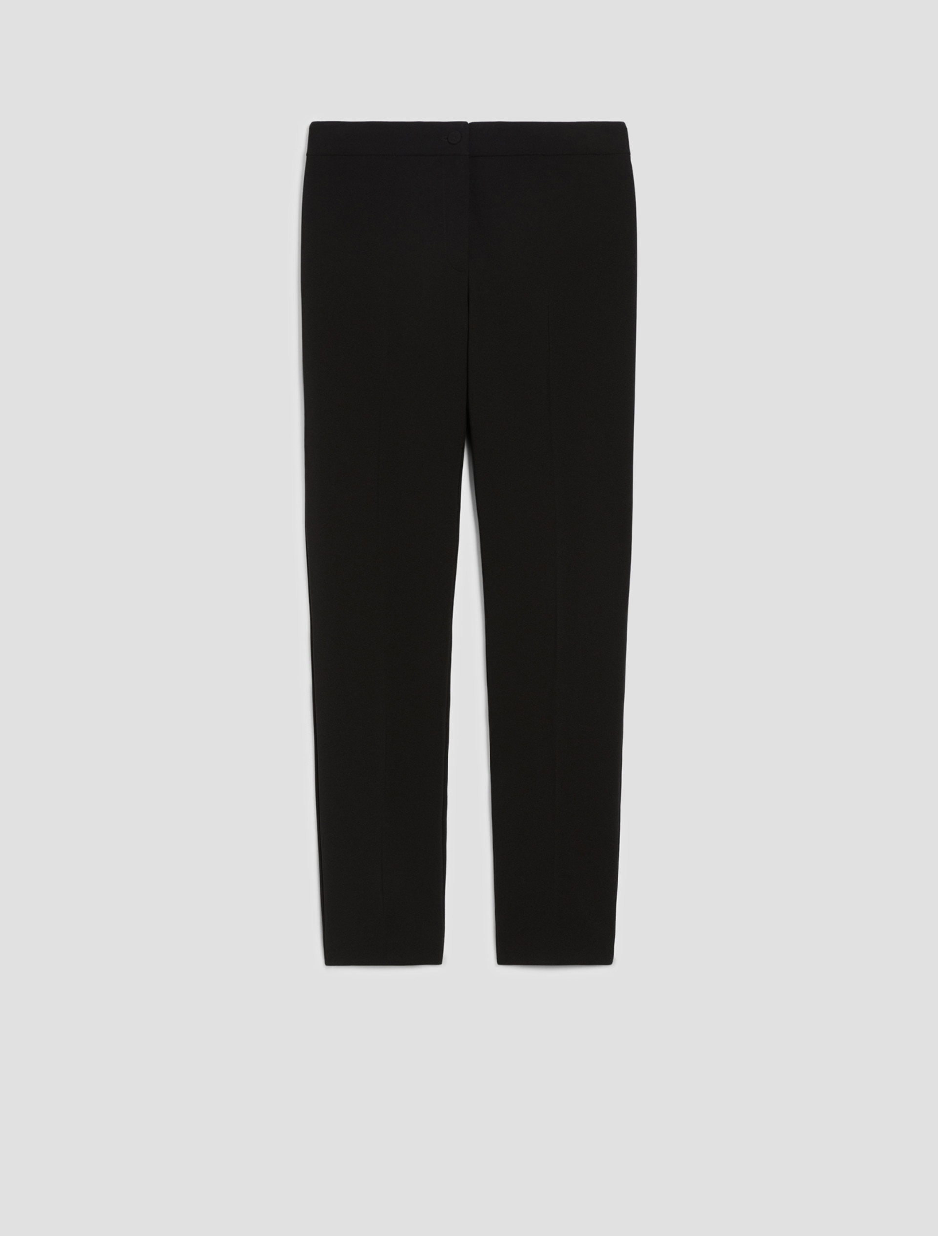 Skinny-fit cady trousers - BLACK - pennyblack
