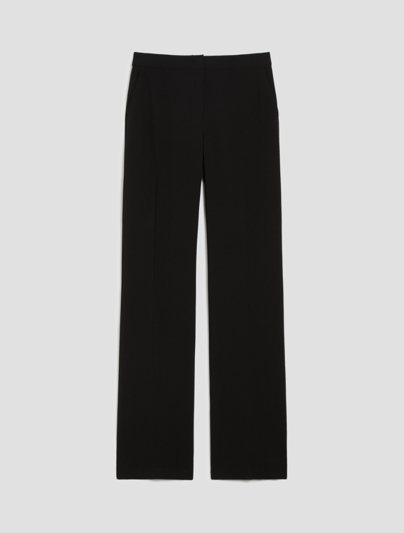Flared cady trousers - BLACK - pennyblack