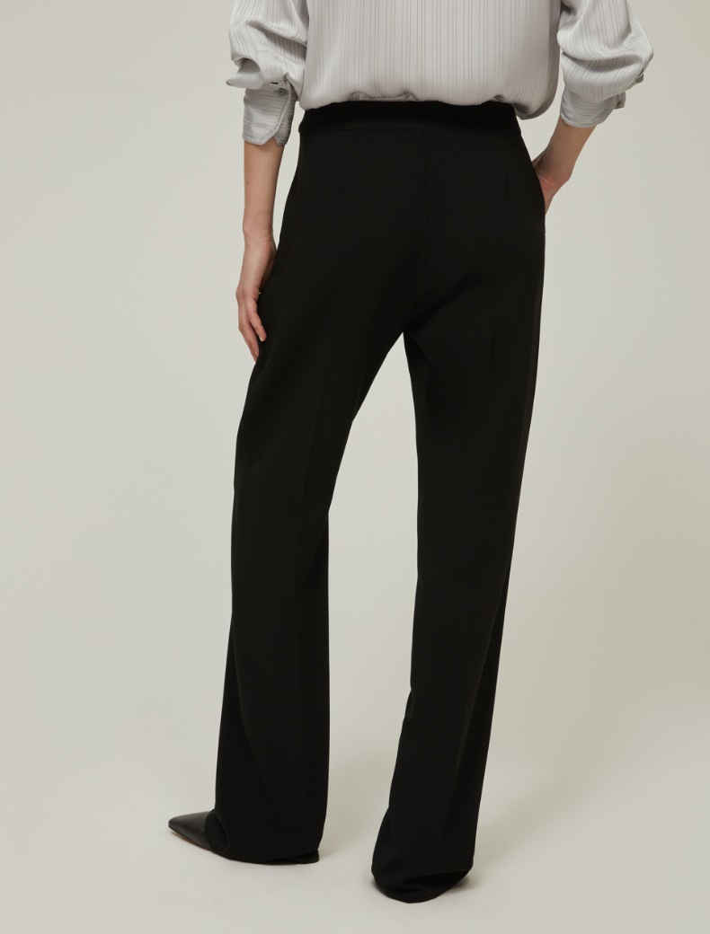 Flared cady trousers - BLACK - pennyblack