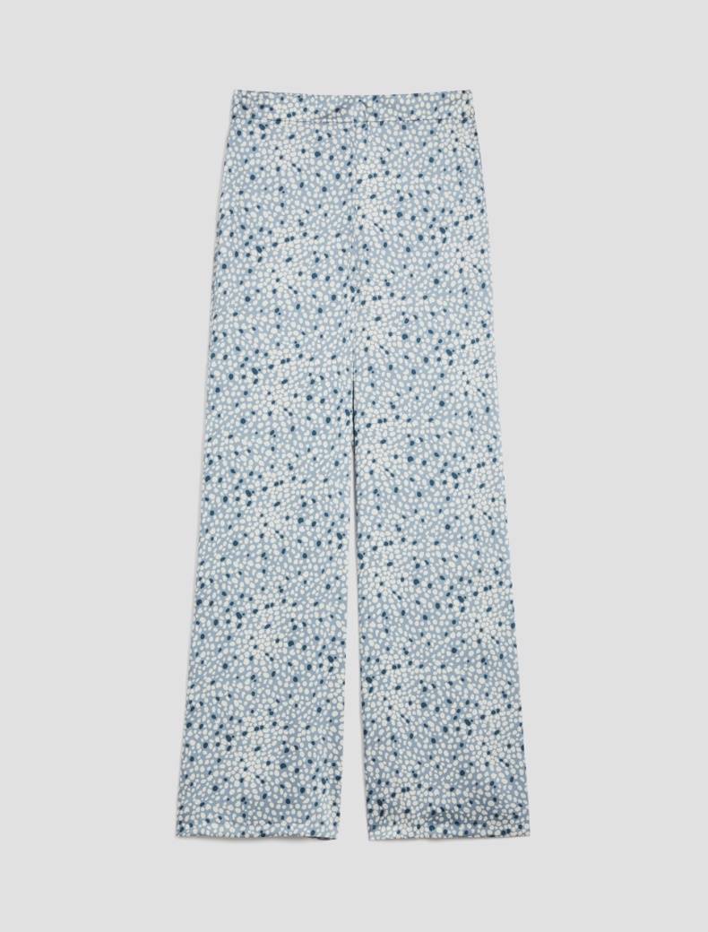 Fluid twill trousers - LIGHT BLUE - pennyblack