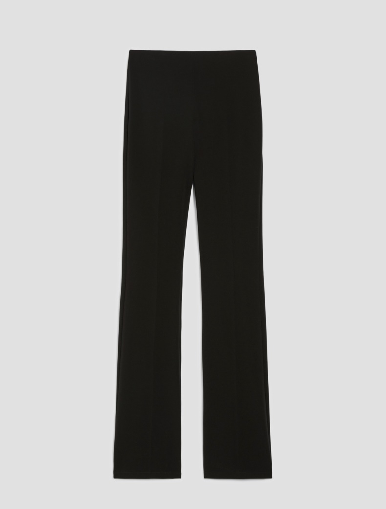 Fit-and-flare trousers - BLACK - pennyblack