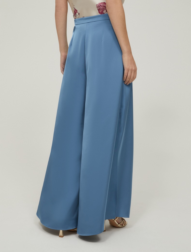 Satin culottes - LIGHT BLUE - pennyblack