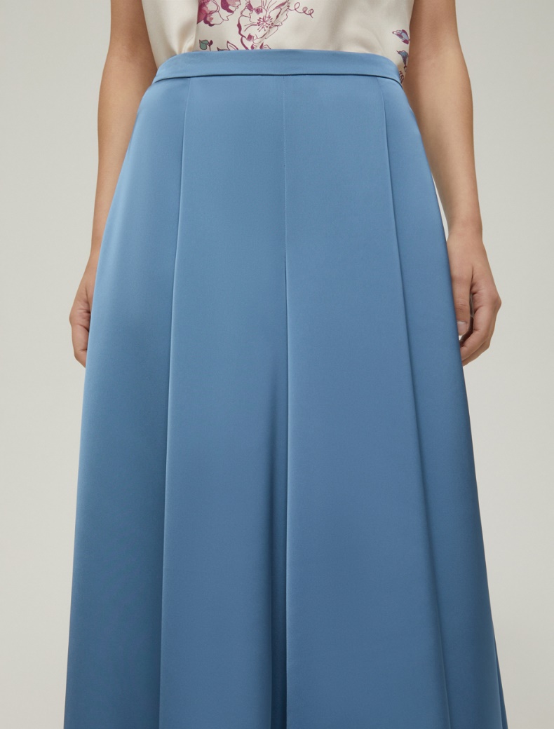 Satin culottes - LIGHT BLUE - pennyblack