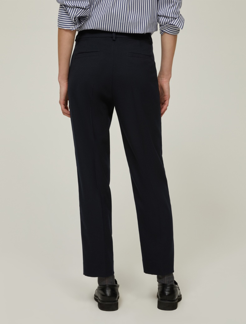 Slim-fit trousers - NAVY - pennyblack